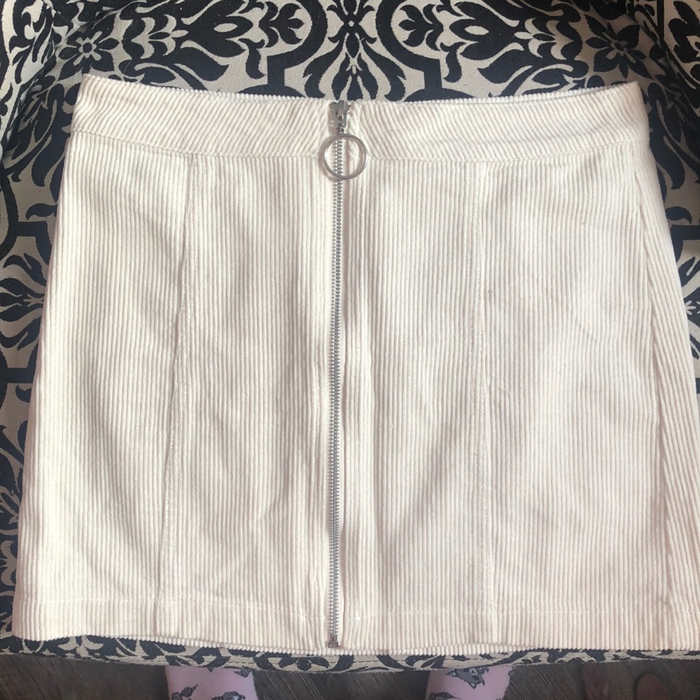 White skirt